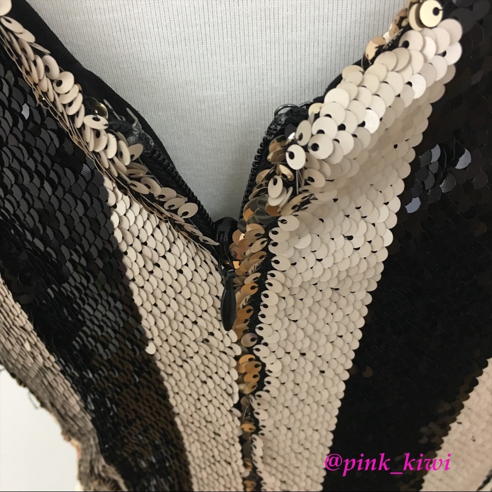 🆑 Dress the Population Margo Sequin Midi Dress - Picture 8 of 15